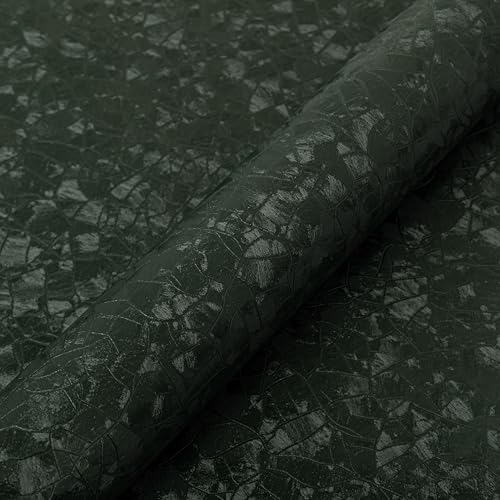Abyssaly Dark Green Peel and Stick Wallpaper - Modern Textured Wall Paper Thicken- Removable Self Adhesive Vinyl Wrap Waterproof Contact Paper for Cabinet Bedroom Bathroom Home Decor 118"x 15.7" - Image 1