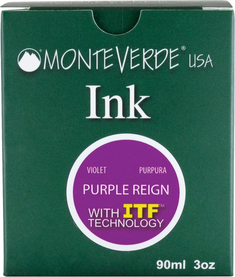 Monteverde USA Ink with ITF Technology, 90 ml Purple Reign (G308PL), 1 Count (Pack of 1) - Image 5