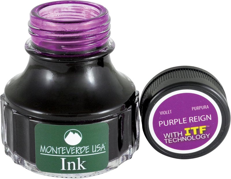 Monteverde USA Ink with ITF Technology, 90 ml Purple Reign (G308PL), 1 Count (Pack of 1) - Image 3