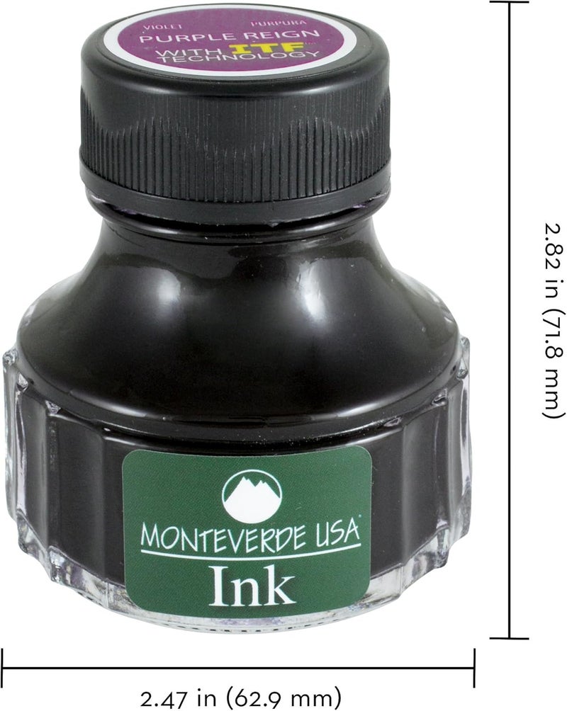 Monteverde USA Ink with ITF Technology, 90 ml Purple Reign (G308PL), 1 Count (Pack of 1) - Image 2