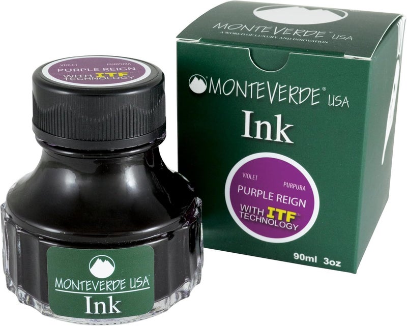 Monteverde USA Ink with ITF Technology, 90 ml Purple Reign (G308PL), 1 Count (Pack of 1) - Image 4