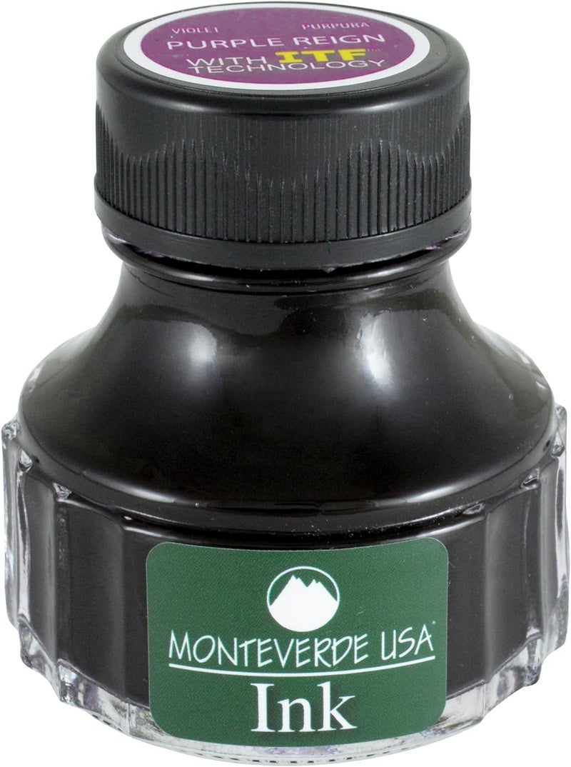 Monteverde USA Ink with ITF Technology, 90 ml Purple Reign (G308PL), 1 Count (Pack of 1) - Image 1