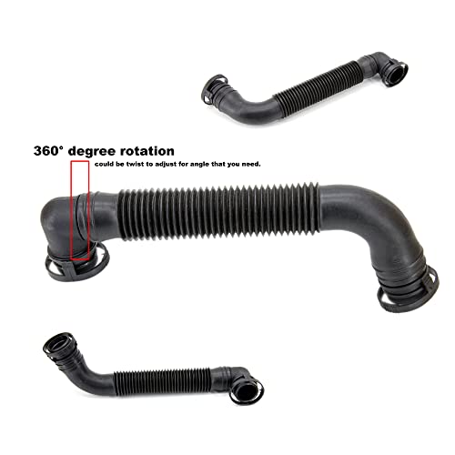 CNUPSM Air Pump Air Filter Hose 1J0131128 Compatible With VW BEETLE GOLF JETTA 1998-2005 2.0L - Image 4