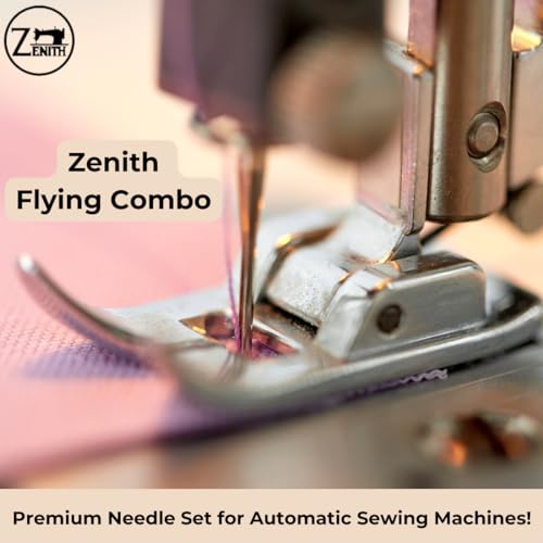 Zenith Flying Combo Needles Set for Automatic Sewing Machines - Pack of 40 Needles (10 Pieces Each: 11, 14, 16, 18 Number) | Sewing Machine Needle Set for Singer, Usha, Brother, and More - Image 5