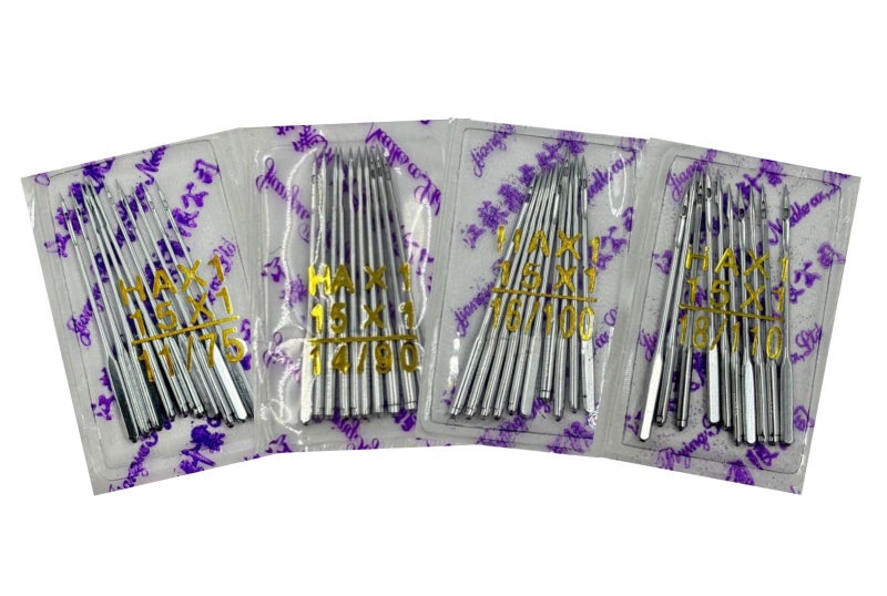 Zenith Flying Combo Needles Set for Automatic Sewing Machines - Pack of 40 Needles (10 Pieces Each: 11, 14, 16, 18 Number) | Sewing Machine Needle Set for Singer, Usha, Brother, and More - Image 1