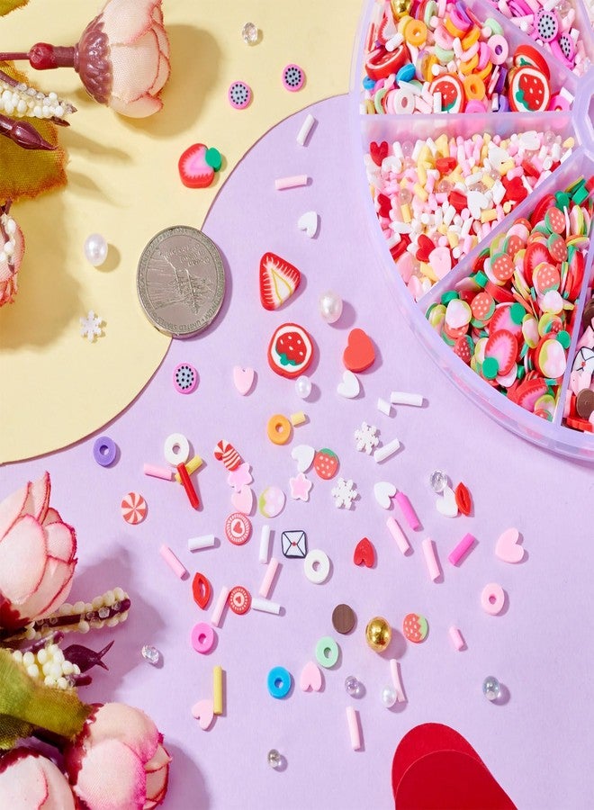Spritewelry 70G Clay Slime Charms Fruit Nail Slices Assorted Strawberry Art Nail Patches No-Hole Slices Phone Charms for Nails Art Fashion Cellphone Decoration - Image 5