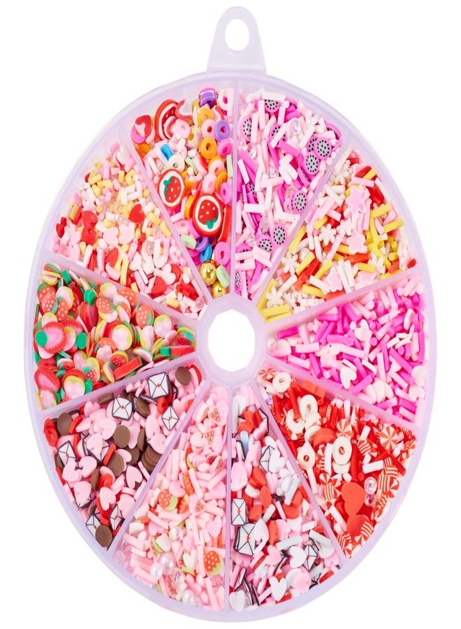 Spritewelry 70G Clay Slime Charms Fruit Nail Slices Assorted Strawberry Art Nail Patches No-Hole Slices Phone Charms for Nails Art Fashion Cellphone Decoration - Image 1