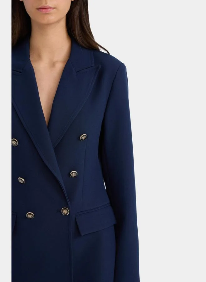 DeFacto Oversized Double Breasted Notch Lapel Neck Blazer by Styli