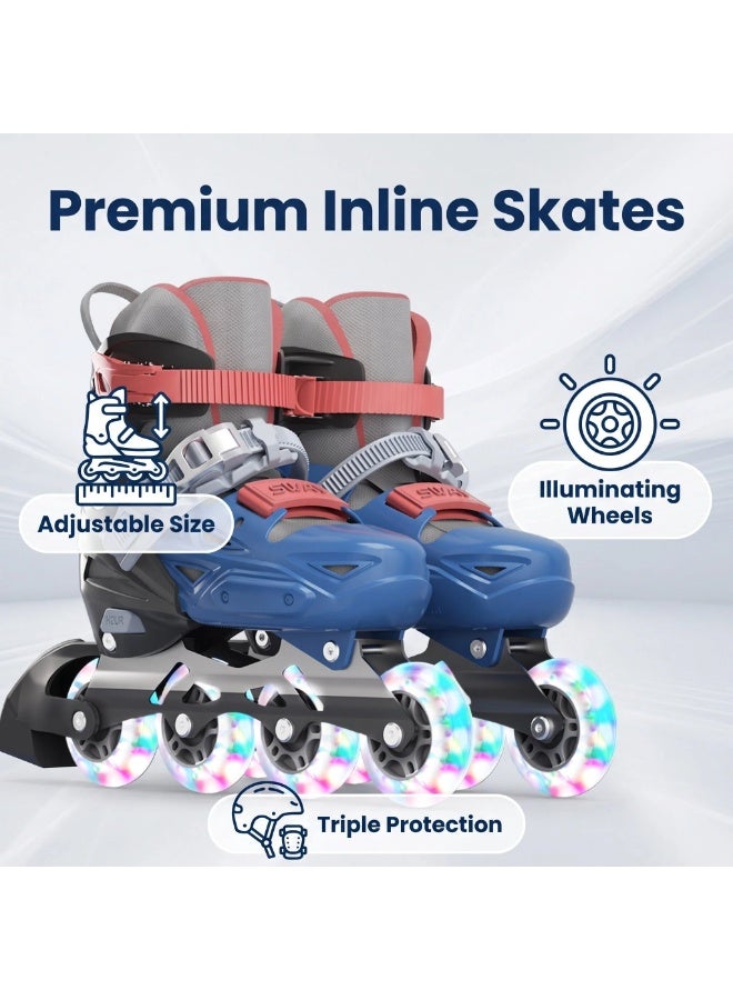 sway Roller Skate Shoes for Kids Adjustable Inline skates for Boys and Girls Beginners - Image 2