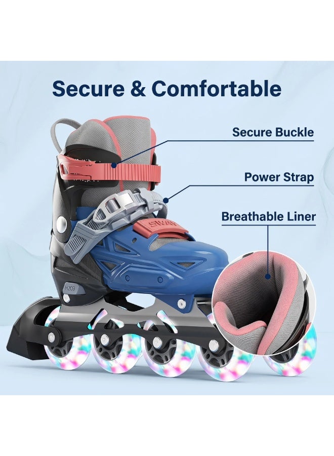 sway Roller Skate Shoes for Kids Adjustable Inline skates for Boys and Girls Beginners - Image 4