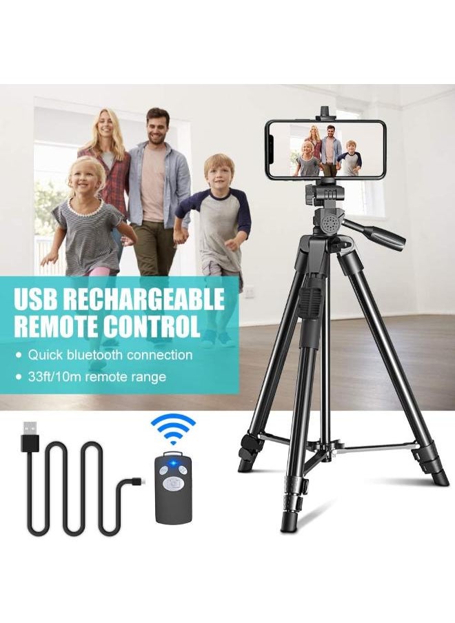 Generic - 126cm  Extendable Camera Tripod Stand for Video Recording - Image 1
