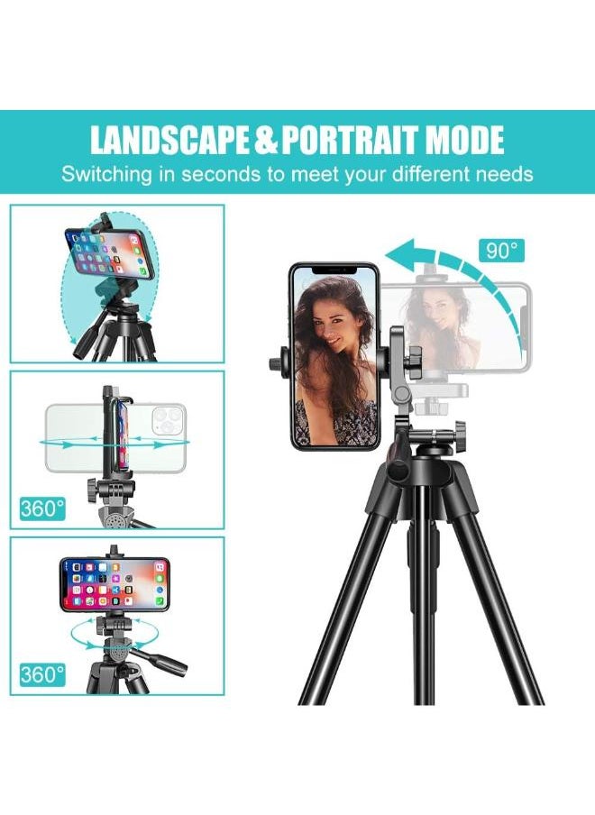 Generic - 126cm  Extendable Camera Tripod Stand for Video Recording - Image 1