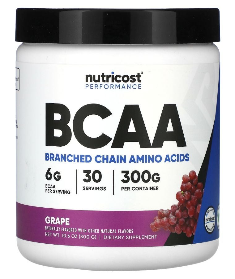 Nutricost Performance BCAA Grape 10.6 oz (300 g)