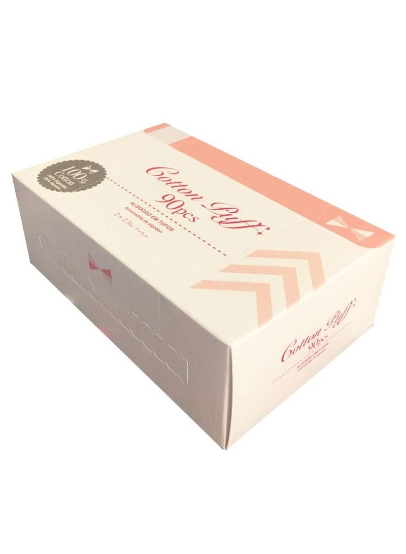 Daiso 90-Piece Facial Cotton Pads Set White - Image 4