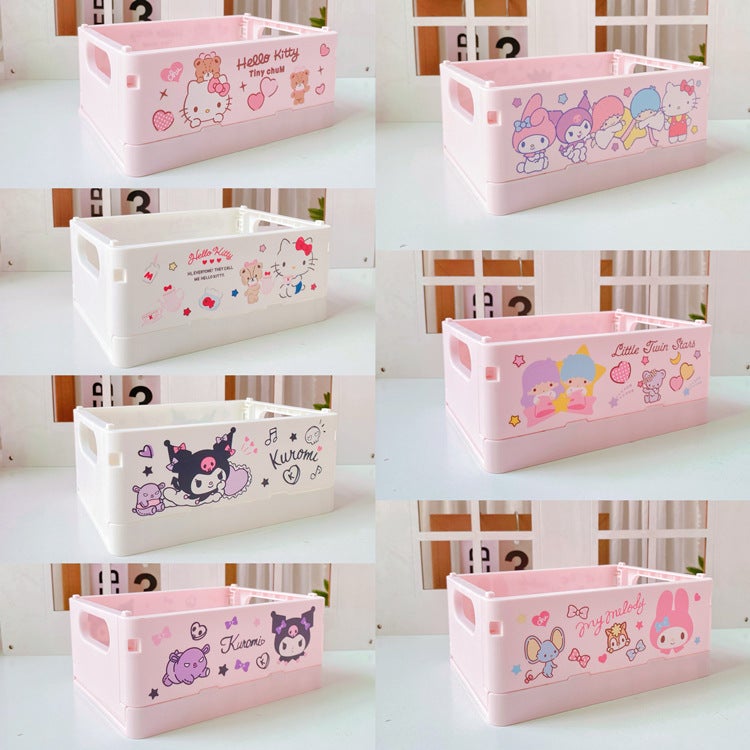 Pacha Dog Storage Box Desktop Foldable Portable Small Box Living Room Plastic Sundries Box Cosmetics Storage Box - Image 4