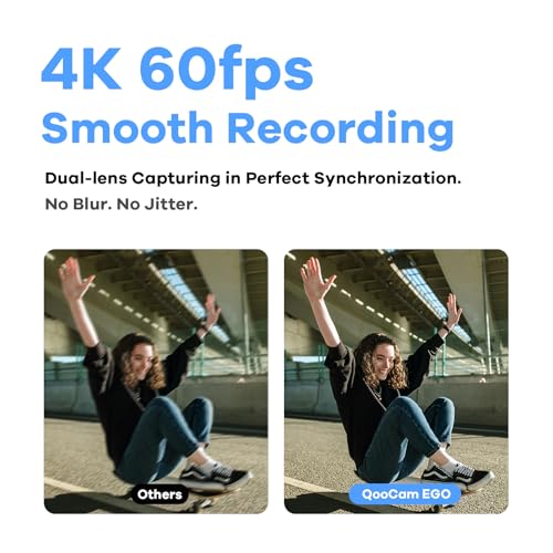 KanDao QooCam EGO - Viewer-Integrated 3D VR Camera, 24MP/8K Photos/4K 60FPS Videos Stereoscopic 3D Instant Display Camera, Compatible on VR Headsets/AR Glasses/Projectors, Charging Kit - Image 5