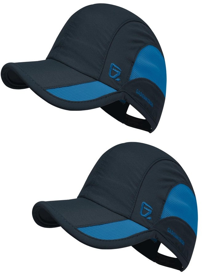 جادمكيندز قبعة GADIEMKENSD للجري في الهواء الطلق، قبعة بيسبول رياضية شبكية للرجال والنساء، سريعة الجفاف وجيدة التهوية، غير مُهيكلة، مثالية للتخييم الصيفي وصيد الأسماك والمشي لمسافات طويلة، لون كحلي مُحسّن، مقاس L - Image 1