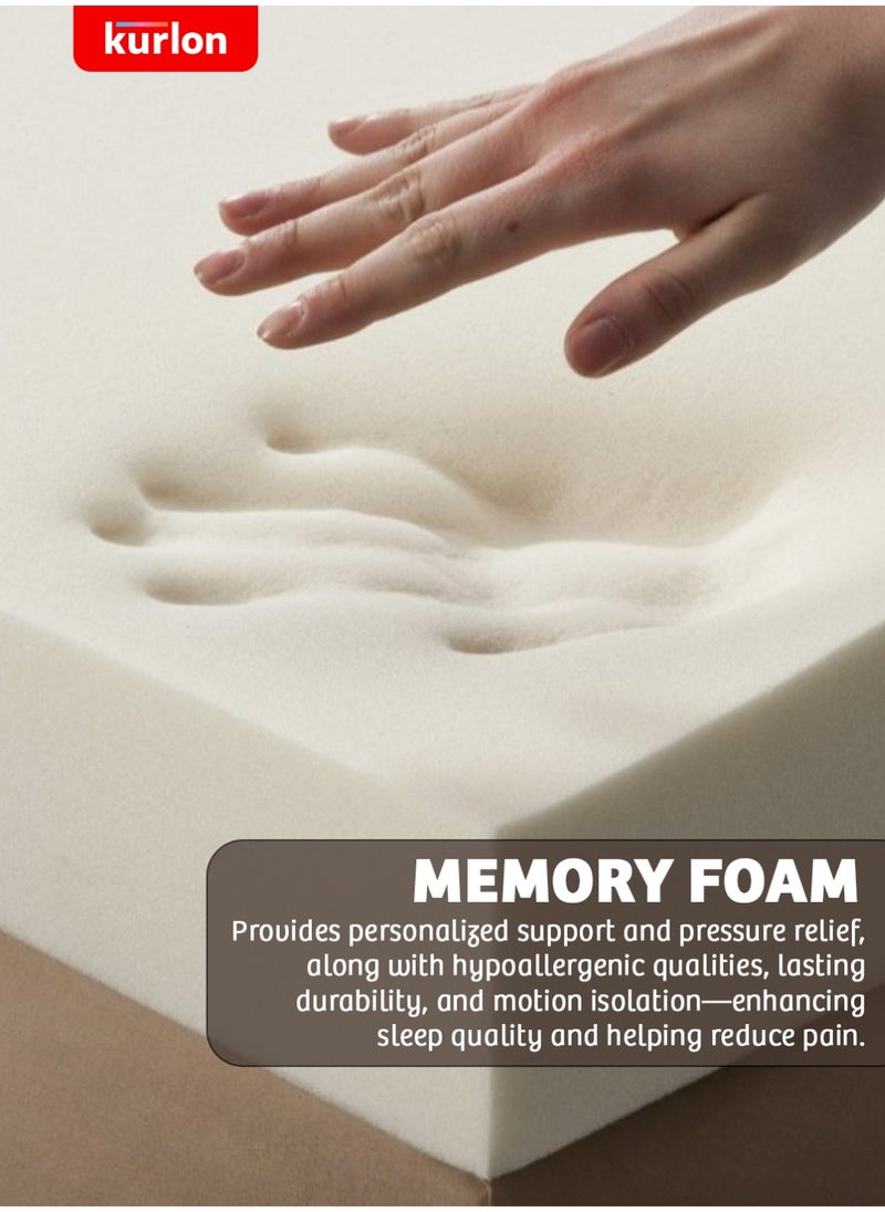 Kurlon Kurlon Mermaid Mattress | High Resilience (HR) Foam |Rebonded Foam |Medium Firm Support | Queen Size Mattress |200L X 160W X 25H Cms| 10 Yrs Warranty  - Image 4