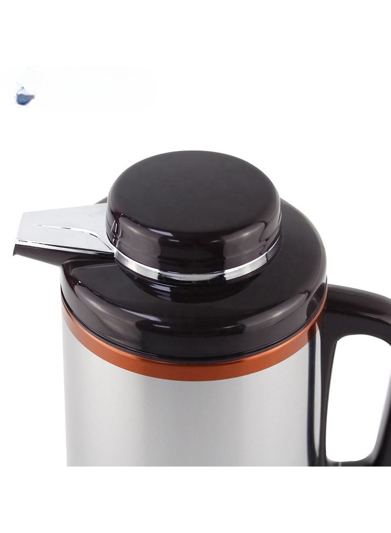 المياه Th1L 1.3L 1.6L 1.9L مبيعا العربية الزجاج بطانة الفولاذ المقاوم للصدأ الحرارية القهوة دورق الترمس الشاي القهوة قارورة مفرغة من الفولاذ المقاوم للصدأ  - Image 3