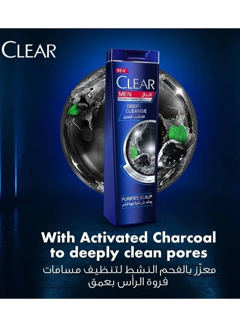 Clear Men Anti-Dandruff Shampoo with Activated Charcoal and Mint - 180Ml - Image 5