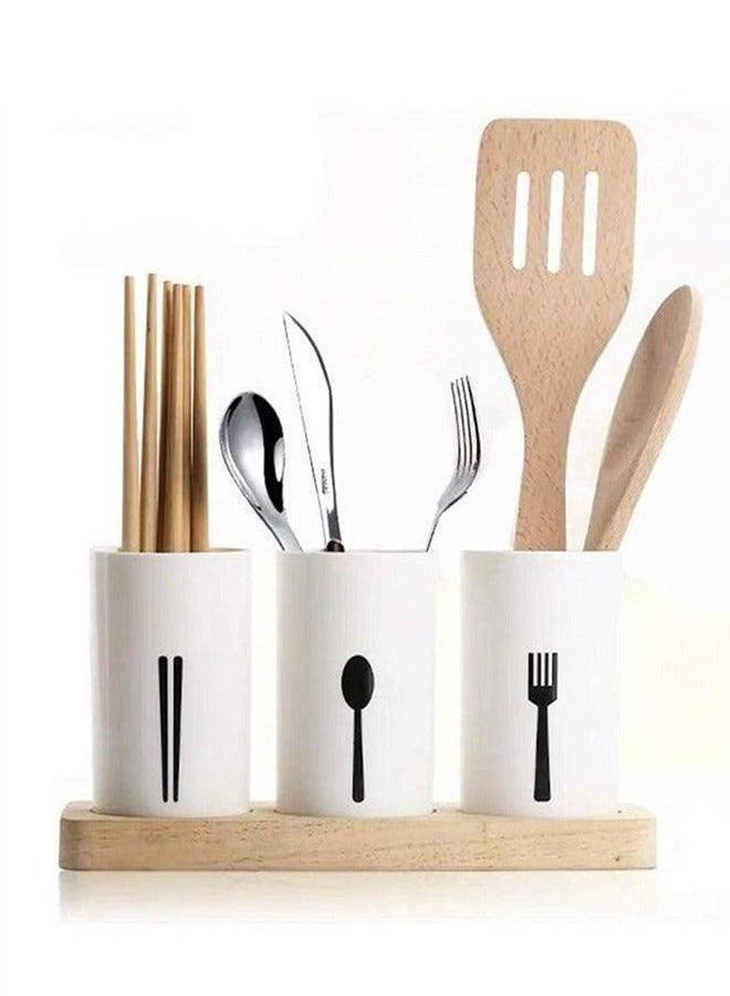 3 Pieces of Tableware Storage Box, Can Be Used to Store Chopsticks, Spoons, Forks, Etc. - Image 1