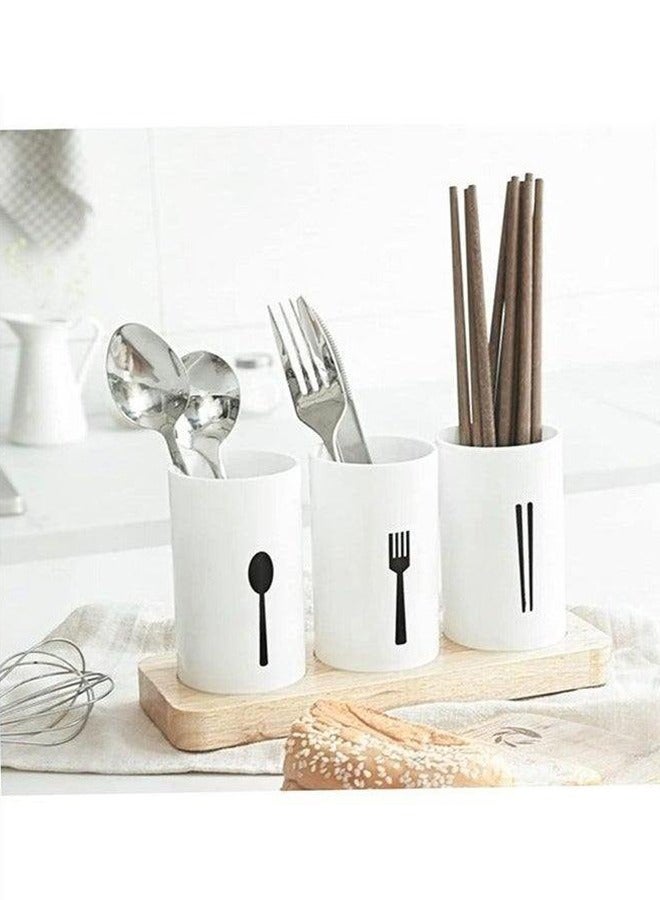 3 Pieces of Tableware Storage Box, Can Be Used to Store Chopsticks, Spoons, Forks, Etc. - Image 2