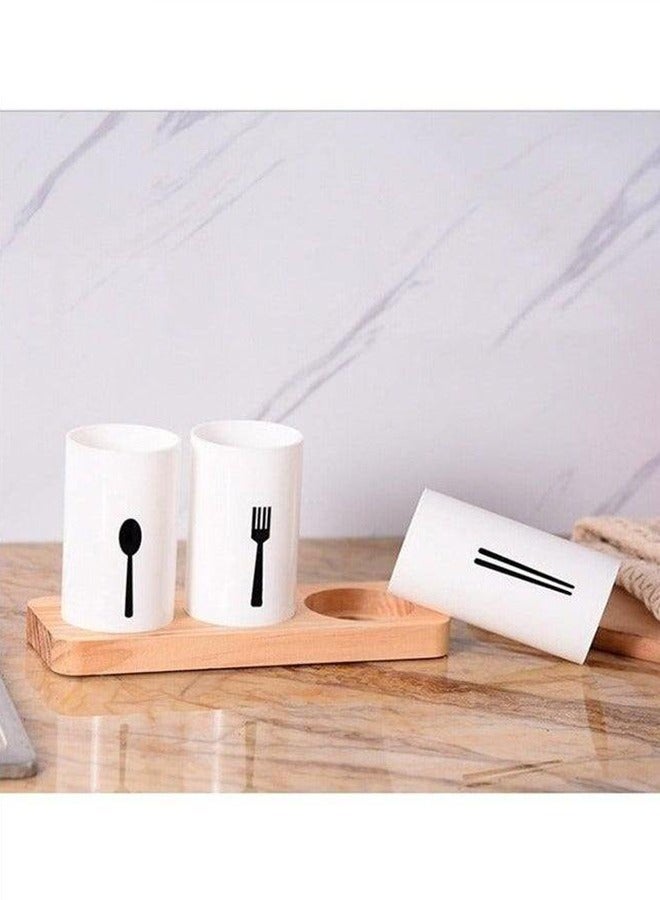 3 Pieces of Tableware Storage Box, Can Be Used to Store Chopsticks, Spoons, Forks, Etc. - Image 4