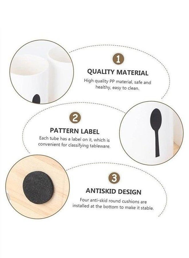 3 Pieces of Tableware Storage Box, Can Be Used to Store Chopsticks, Spoons, Forks, Etc. - Image 5