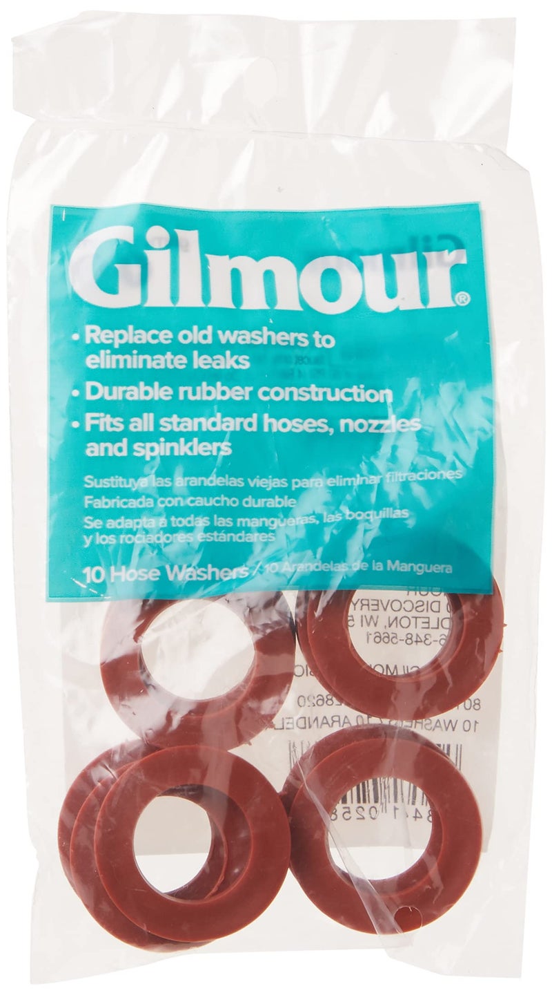 GILMOUR Rubber Hose Washers, 10 Washers Per Package - Image 2