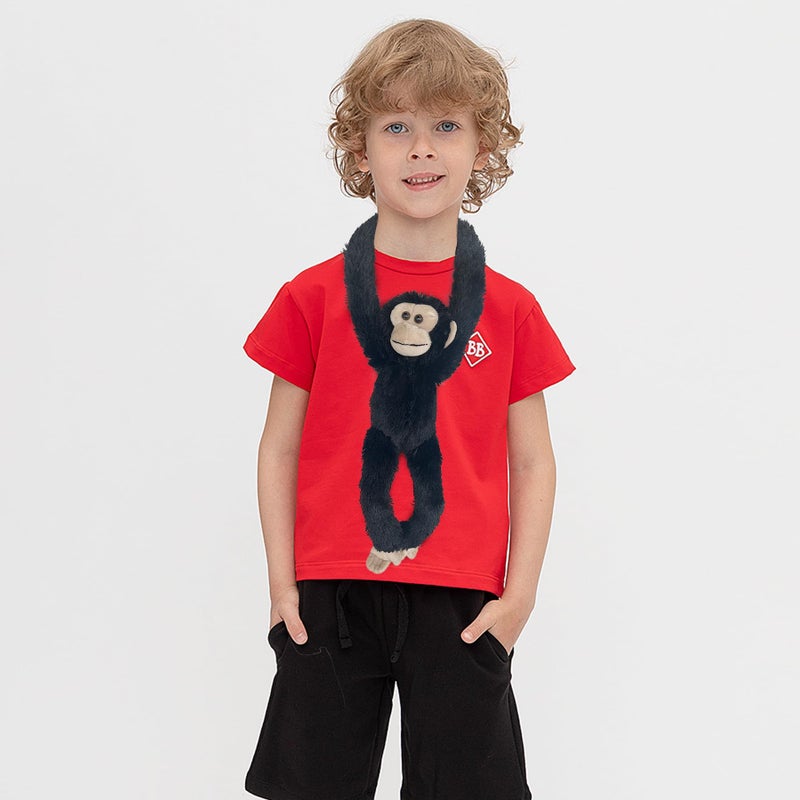 Hideekoog Stuffed Orangutans Toy Hanging Stuffed Animal, Hooks and Stuffed Monkey Animals with Rings for Kids, Gifts for Boys and Girls Hanging 20inches - Image 5