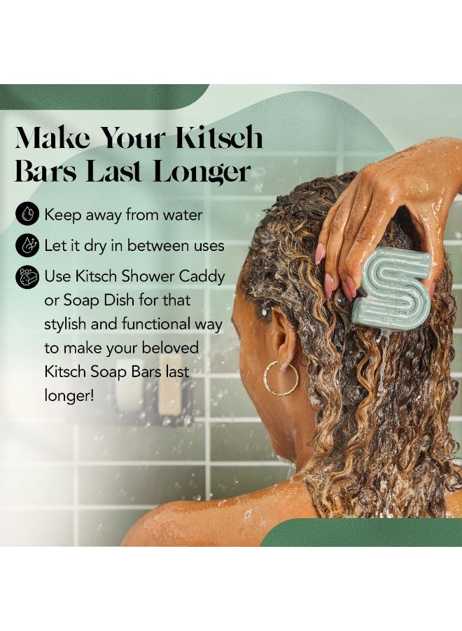 Kitsch Rosemary & Biotin Volumizing Natural Shampoo Bar | Strengthening & Thickening Shampoo for All Hair Types, Made in USA, Vegan, Paraben Sulfate & Cruelty Free Soap - Image 3