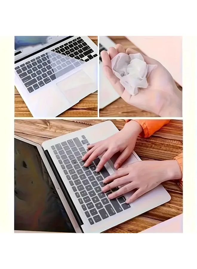 5 Available Ultra Thin Keyboard Protector for 12 14 Inch Laptops Silicone Keyboard Cover Waterproof Durable Non Slip Dustproof Washable Purple Business Office Travel Protection - Image 5
