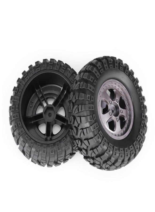 HAIBOXING إكسسوارات سيارات هايبكسينغ RC الإطارات، قطع غيار عجلات كاملة بمقياس 1/12 لسيارة RC باجي 2 قطع تنطبق على HBX 905 12815 (90140) - Image 3