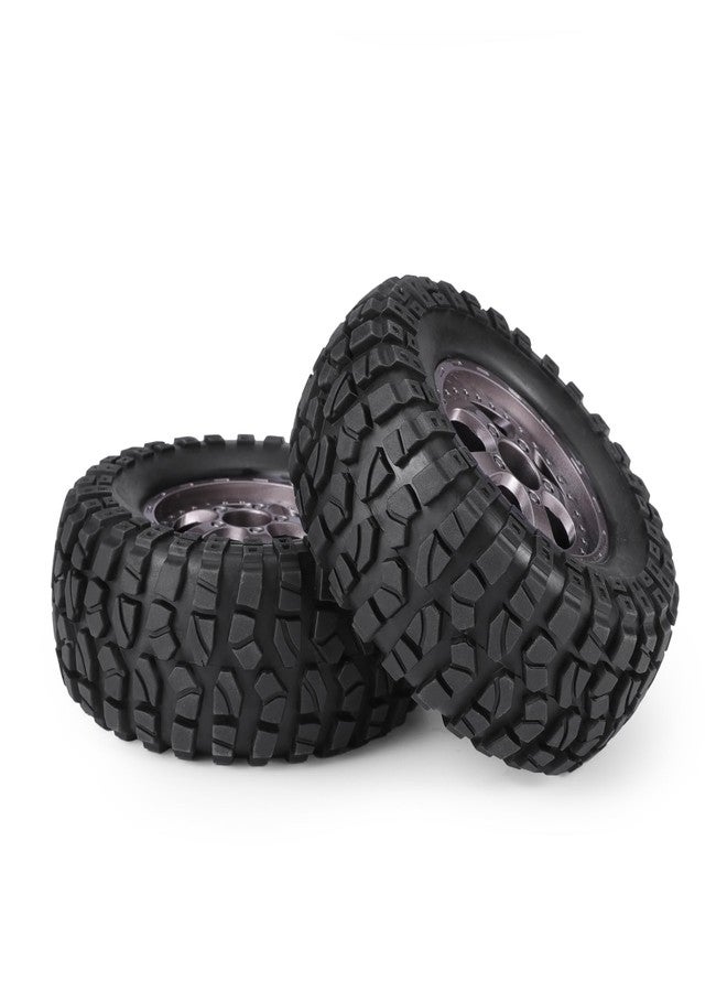 HAIBOXING إكسسوارات سيارات هايبكسينغ RC الإطارات، قطع غيار عجلات كاملة بمقياس 1/12 لسيارة RC باجي 2 قطع تنطبق على HBX 905 12815 (90140) - Image 2