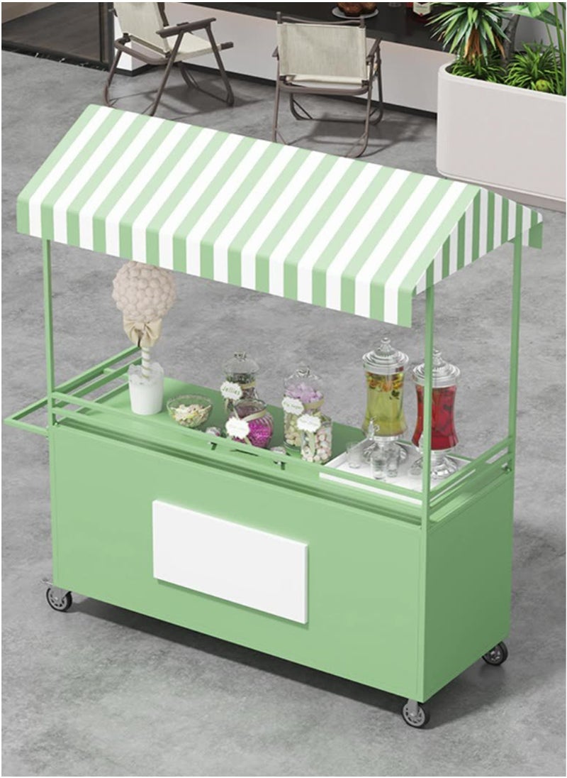 Sharpdo Outdoor Event Catering Carts Street Stall Carts 100*60*190cm  - Image 4