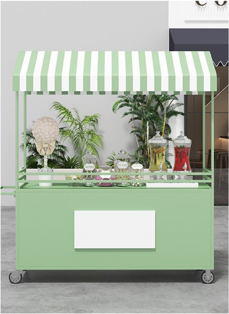 Sharpdo Outdoor Event Catering Carts Street Stall Carts 100*60*190cm  - Image 3