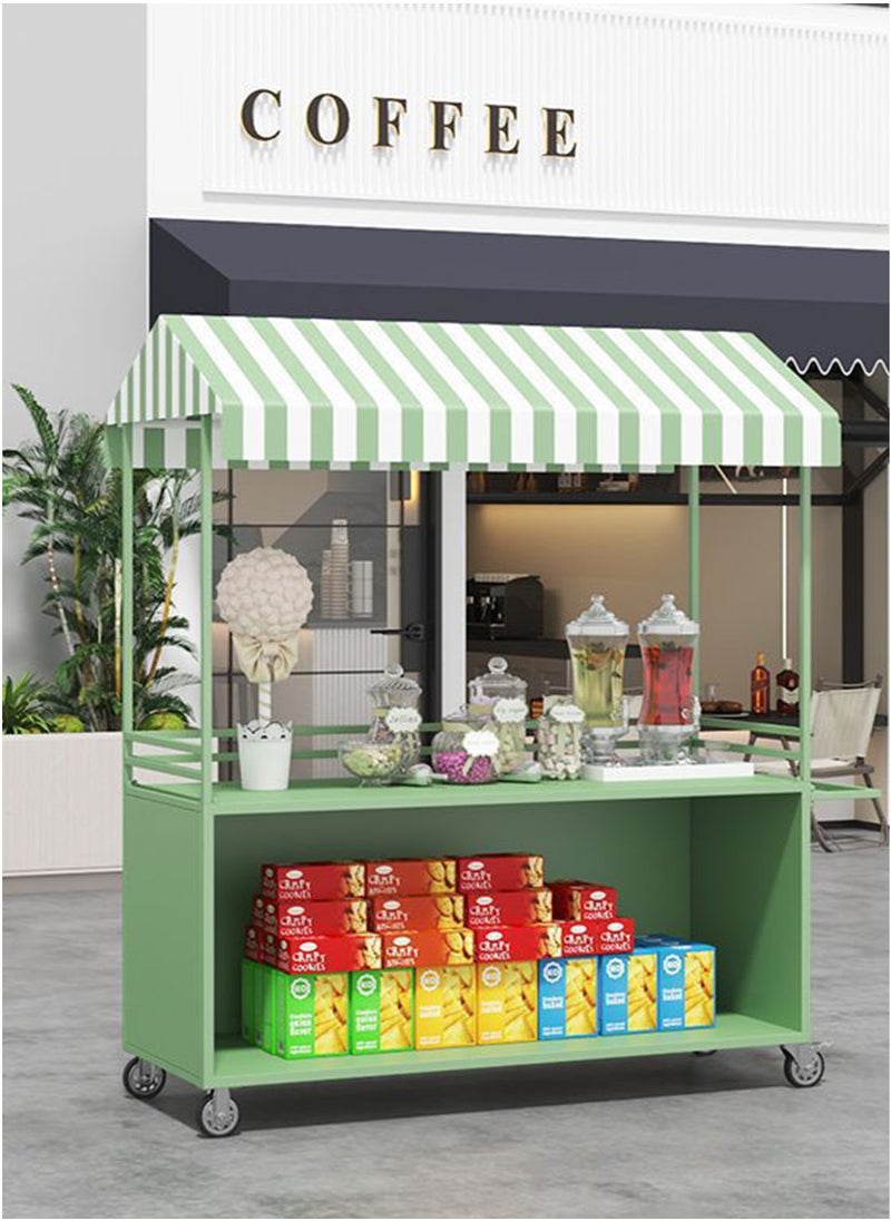 Sharpdo Outdoor Event Catering Carts Street Stall Carts 100*60*190cm  - Image 5