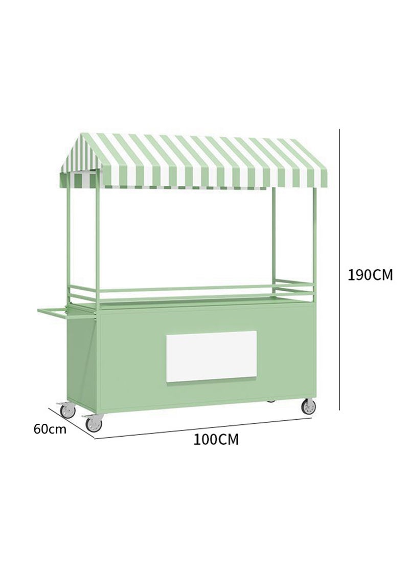 Sharpdo - Outdoor Event Catering Carts Street Stall Carts 100*60*190cm - Image 1