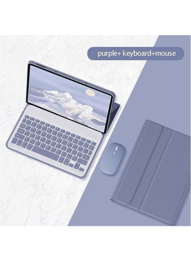 حافظة وأجهزة كمبيوتر متوافقة مع جهاز Huawei MatePad SE 11 بوصة عام 2024، تغطي الخلفية وتوفر موضوع كبيرة، تسمح بالعمل بتكوين بطاقة فائقة. - Image 4