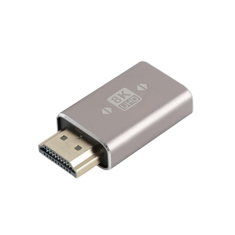 Tecmojo 8K HDMI Adapter, HDMI 2.1 Male to Female Extension Adapter, Support 8K@60Hz / 4K@120Hz for Laptop, PC, Monitor, Projector, Roku TV, 1 Pack - Image 1