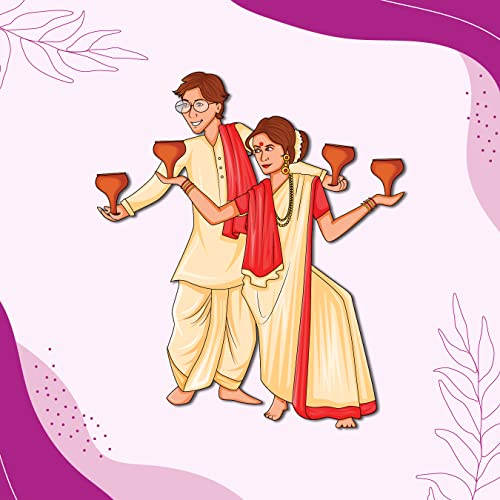 Bhai Please Bengali Couple Wooden Fridge Magnet (Pack of 1) Valentine, Anniversary, Couple and Love Gift and Decoration | Gift for Husband - Wife, Boyfriend-Girlfriend, Him - Her, Men - Women - Image 5