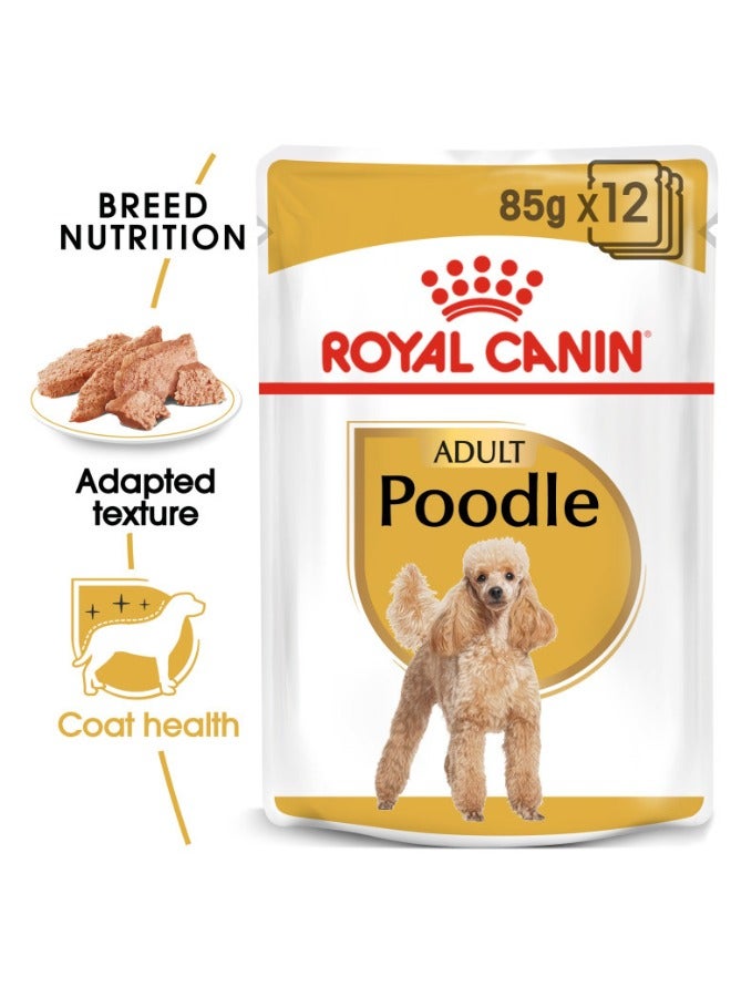 ROYAL CANIN Breed Health Nutrition Poodle Adult Wet Food Pouches - Image 1
