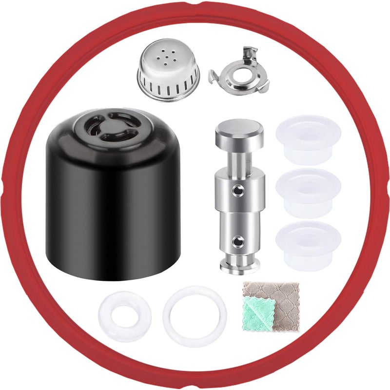 EATBALE Steam Release Valve Seal Ring Float Valve AntiClogging Protective Cover Float Valve Seal Gasket Replacement Parts for Instant Pot Ultra 60 Duo Nova 60 and Duo Crisp 11in1 Air Fryer 6 qt