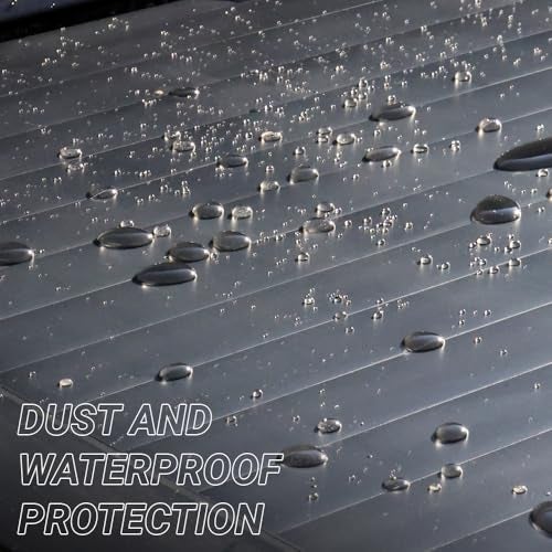 Syneticusa MR Retract Hard Truck Bed Tonneau Cover Fits 2020-2025 Chevy Silverado/GMC Sierra 2500 HD/3500 HD 6'8" 82.2 in Box Retractable Matte Black Aluminum Waterproof - Image 5