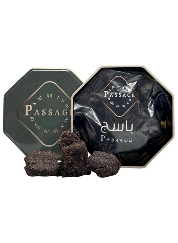 HORSE BOX 2  ZOMORD OUD PREMIUM INCENSE SET WITH BURNER, MINI LIGHTER, TONGS & CHARCOAL ROLLS