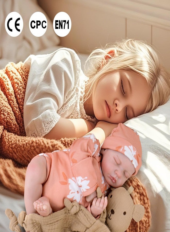 Aori Reborn Baby Dolls Realistic Lifelike Reborn Dolls 20 Inch Weighted Newborn Girl Doll with Cloth Body and Sleeping Eyes for Girls Age 3 and Gift Giving - Image 5