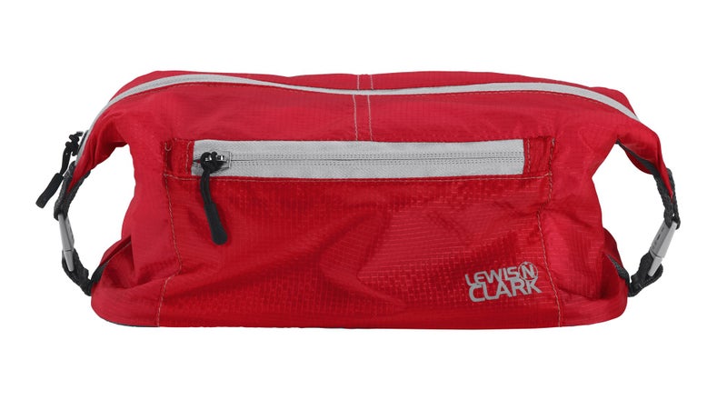 Lewis N. Clark Lewis N Clark Electrolight Toiletry Kit for Travel, Gym, Bathroom, TSA Approved Waterproof Toiletry Bag with Hanging Straps and Non-Slip Bottom - Image 1