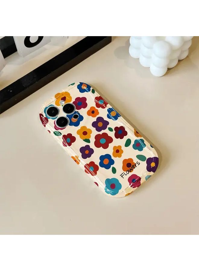 Floral Pattern Phone Case For iPhone 8 Plus Mixed Color 3 Elegant Gift - Image 3