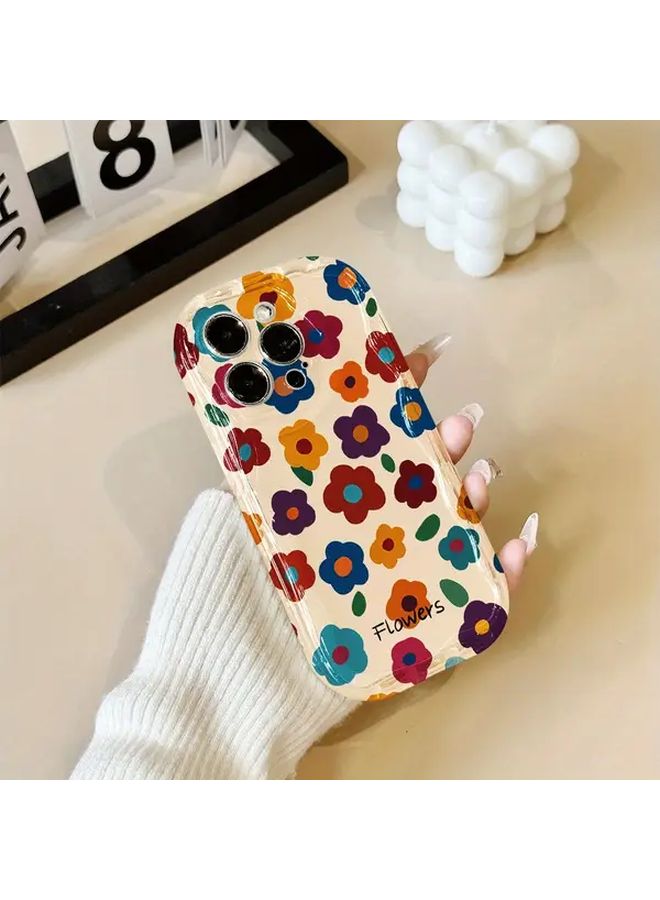 Floral Pattern Phone Case For iPhone 8 Plus Mixed Color 3 Elegant Gift - Image 2