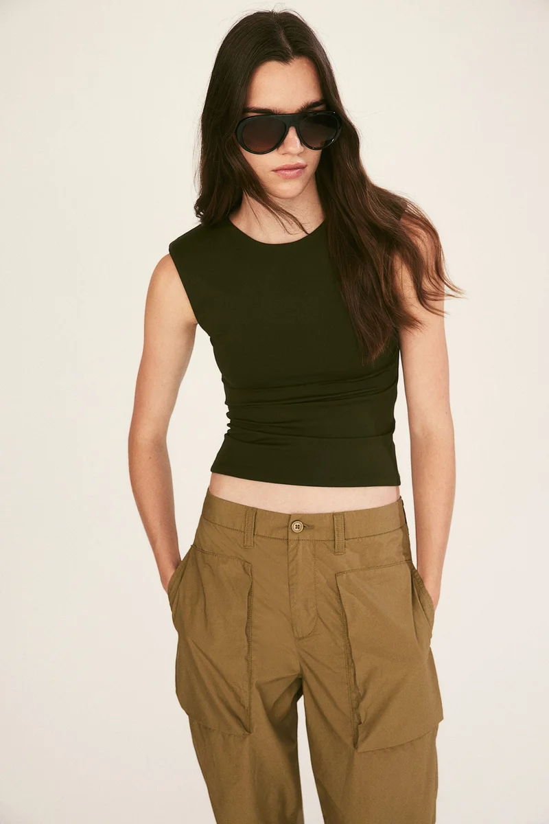 H&M Shoulder-Pad Vest Top